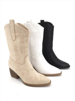 Cowboystiefel beige